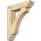 Ekena Millwork Imperial Slat Rough Sawn Bracket w/ Offset Brace, Douglas Fir, 8"W x 32"D x 38"H BKT0806X32X38IMP06RDF - alternate 1
